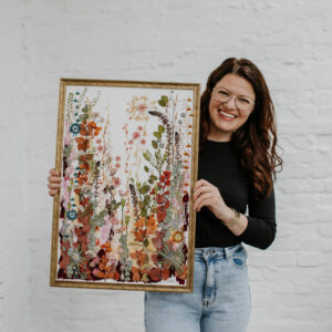 40x60cm Brautstrauß Kunstwerk